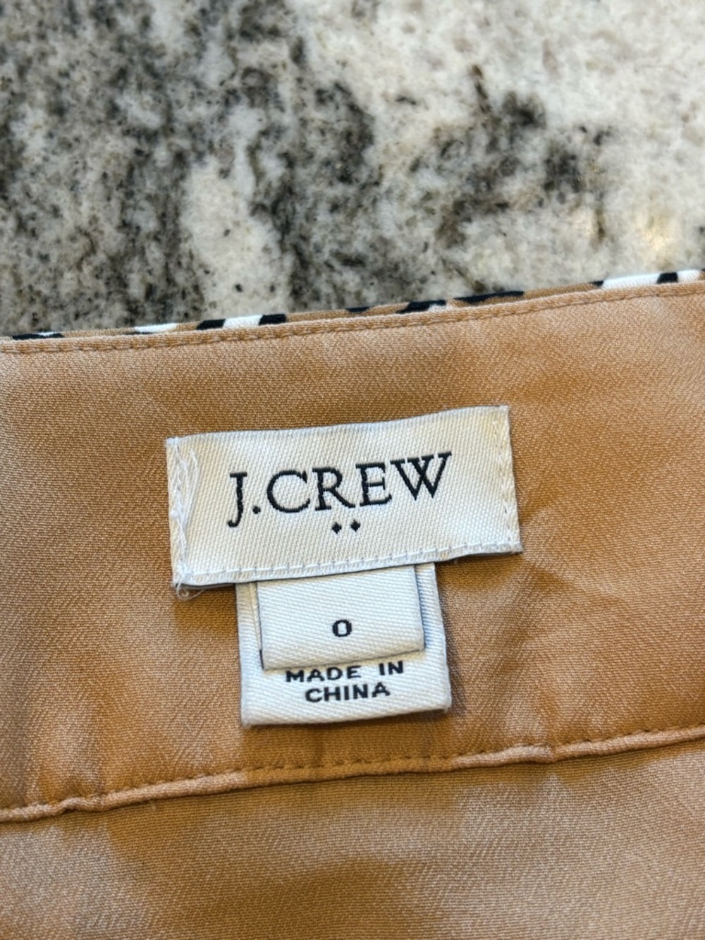 J. Crew Women’s Tan Animal Leopard-Print Pleated Midi Skirt Size 0 - Picture 4 of 7